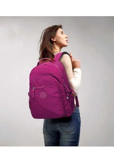 Lyon Sırtçantası Pratik Seyahatçantasıgri Açık Gri