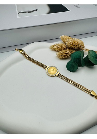 Çeyrekli Bileklik Gold Blk 2172 Çok Renkli