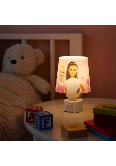 Ykc Barbie Abajur Gece Lambası - Pembe Pembe