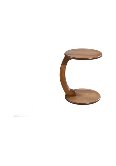 Lunora Ceviz Ahşap C Yan Sehpa Ceviz