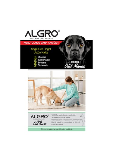 Algro Dana Akciğer Köpek Çiğneme Maması 120 G