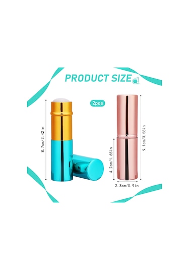 Geri Çekilebilir Fondöten Fırçası, 2'li Paket Seyahat Allık Fırçası Kabuki Fırçası, Allık, Bronzlaştırıcı, Parlatıcı Ve Aydınlatıcı İçin Kapaklı Taşınabilir Pudra Fondöten Fırçası Flawless Pudra Kozmetikler Mavi Ve Pembe