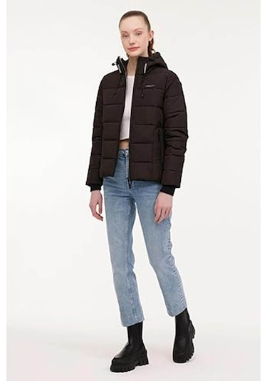 Lumberjack 5w Wl Apreskı 2sn31 5pr Siyah Kadın Kaban A102026859 Siyah