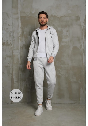 Mysport Erkek 5016 Eşofman Takımı Kar Melanj
