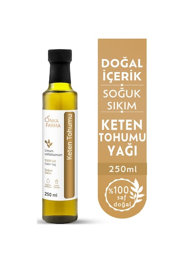 Onka Farma Keten Tohumu Yağı 250 ML