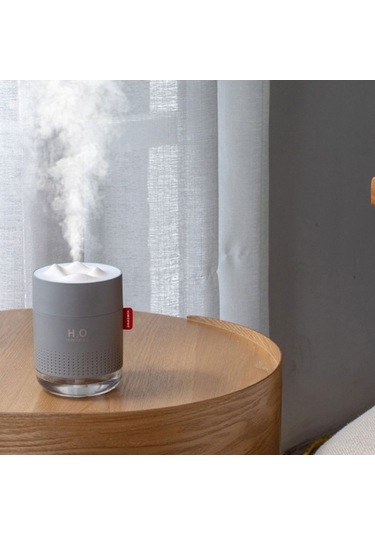 Novahub Kompakt Usb Nemlendirici - 500ml, Gece Lambalı, Sessiz, Gri/mavi/pembe/beyaz