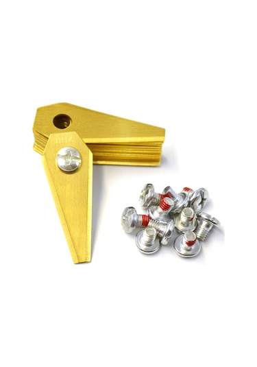 Bosch Indego Robotik Çim Biçme Makinesi İçin 18 Parça Paslanmaz Çelik Bıçak + 18 Parça Vida Yedek Parça Diğer