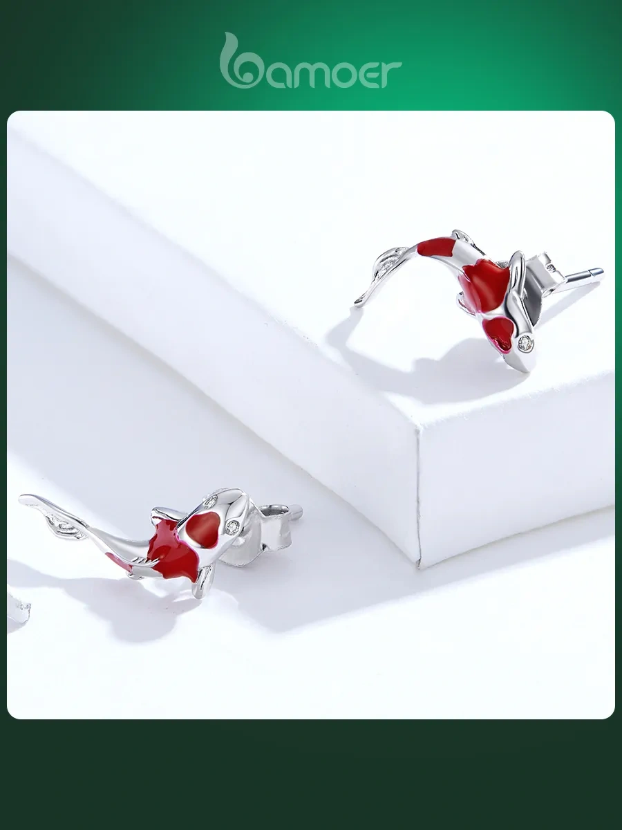 Bamoer 925 Ayar Gümüş Mücevher Küpeler 188655304 Diğer