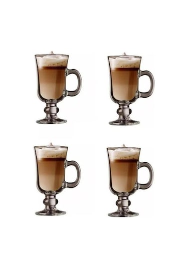 Paşabahçe Irısh Latte - Çikolata Bardağı 4' Lü Kuplu Bardak 55141