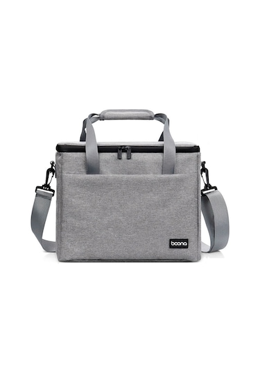 Baona Bn-h001 Dijital Kamera Çantası Rahat Taşınabilir Kamera Su Geçirmez Çanta, Boyut: Büyük Gri Diğer