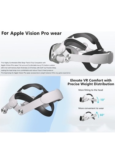 Tongxida Vision Pro Vr Kulaklık Değiştirilebilir Elit Kayış, Konforlu Kafa Bandı İçin/