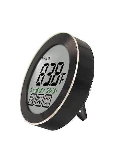 Sones 3'ü 1 Arada Oda Sıcaklığı Ölçümü + Prob Gıda Ölçümü + Geri Sayım Fonksiyonu Çok İşlevli Termometre Siyah