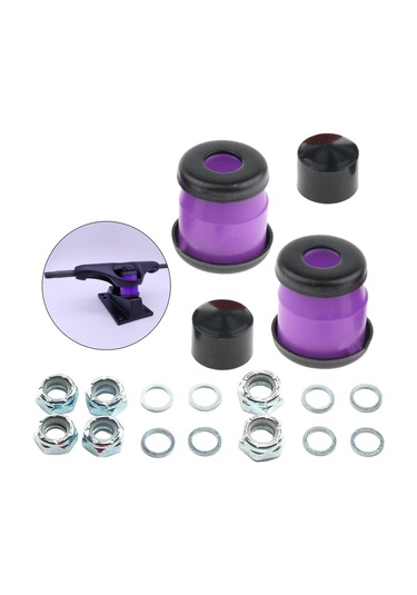 Homyl Kaykay Kamyon Burçları Kiti Kupası Şok Emici Mor-11-mm Mor Çok Renkli