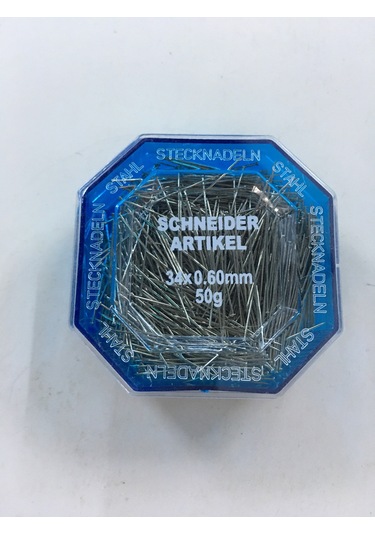 Toplu İğne 50 Gr. 34 No. Alman Malı Çelik - İnce Uçlu Toplu İğne