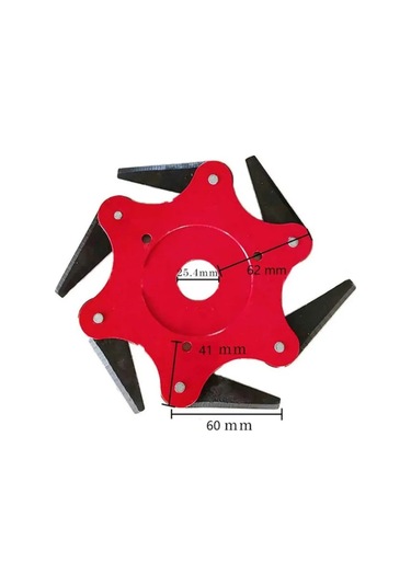 6 Bıçaklı Tırpan Başlığı Universal Çim Biçme Kafası , Ot Düzeltic