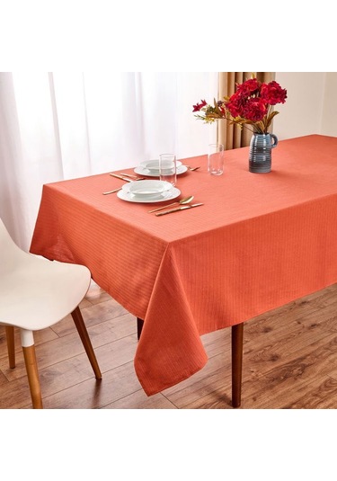 Evidea Soft Earthy Masa Örtüsü - Kiremit - 140x200 Cm Kiremit