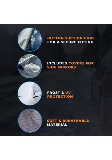 Simply Brands Kar Kalkani Ön Cam Kis Don Koruyucu 45-175x95cm