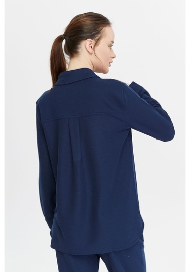 Bella Dossi Waffle Kumaş Kadın Takım Indigo İndigo