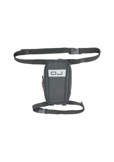 Oj Mini Track Motosiklet Bacak Çantası Siyah