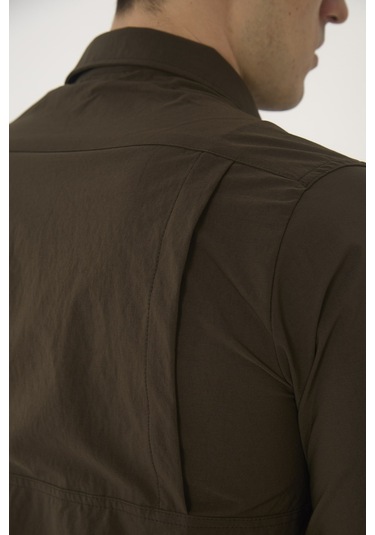 Camp Scoutland Camp376 Outdoor Tactical Rahat Ve Kullanışlı Su İticili Erkek Taktik Gömlek Haki