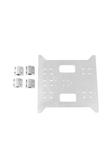 Koodmax 3d Baskı Y Ekseni Sıcak Yatak Destek Plakası 220x220mm + 4 Adet Sc8uu Kaydırıcı