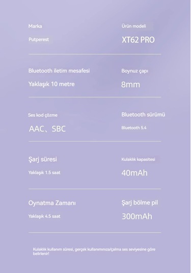 Aurora Bluetooth Kulaklık Hifi Düşük Gecikmeli Hd Arama Siyah