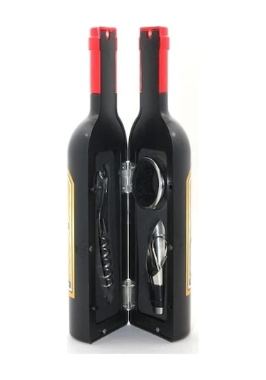 Şişe Tirbuşon Seti Renkli