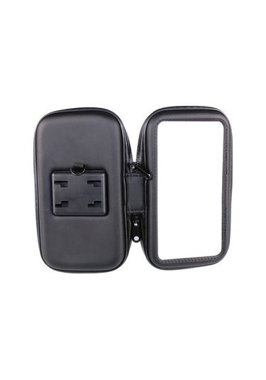 Ebitda Orta 4.7 İnç Bisiklet Su Geçirmez Navigasyon Tutucu, Siyah, Dayanıklı, Cep Telefonu Tutucu Siyah