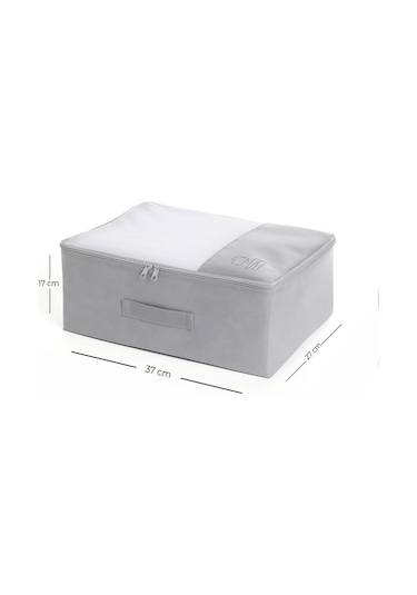 Ocean Home Textile 3'lü Gri Renk Bavul İçi Düzenleyici Set