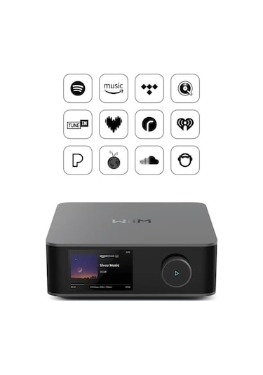 Wiim Amp Ultra Streaming Stereo Amplifier Space Grey
