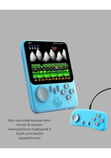 666 Oyunlu Retro Mini Oyun Konsolu 3.5" Lcd Ekran Ve Çift Kişilik Oyun Najmaddin