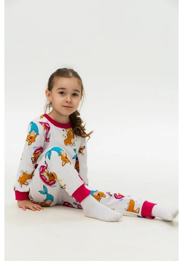 Optovıckoff Kız Çocukları İçin Köpekli Pijama 268662663 Pembe