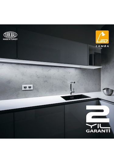Lambaled Mutfak Tezgahı Led Aydınlatma Beyaz Işık - 100Cm