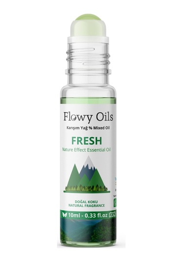 Flowy Oils Fresh Doğal Karışım Masaj Yağı Roll-On 10 ML
