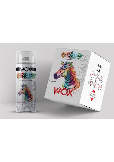 Wox Akrilik Sprey Boya, Ral 1018 Çinko Sarısı 400 Ml.