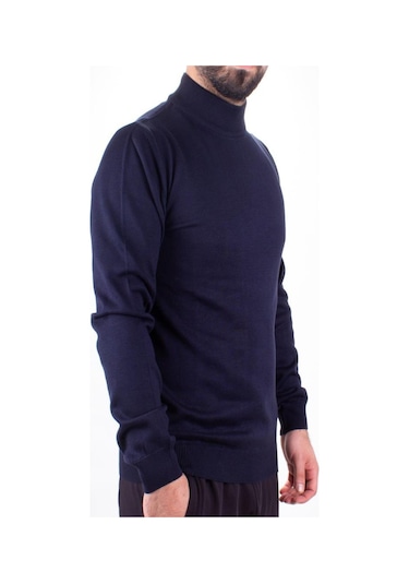 Twister 3624 Lacivert Yarım Balıkçı Erkek Kazak Lacivert