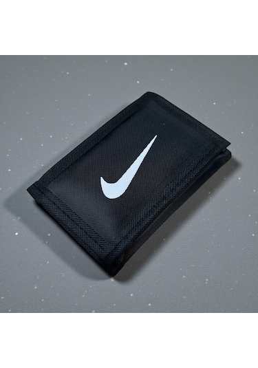 Elegance Siyah Logolu Replika Basic Spor Wallet Cüzdan 421-siyah
