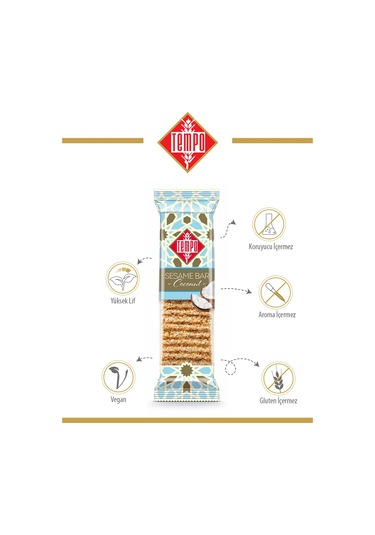 Hindistan Cevizli Susam Krokan 45 G X 12 Adet