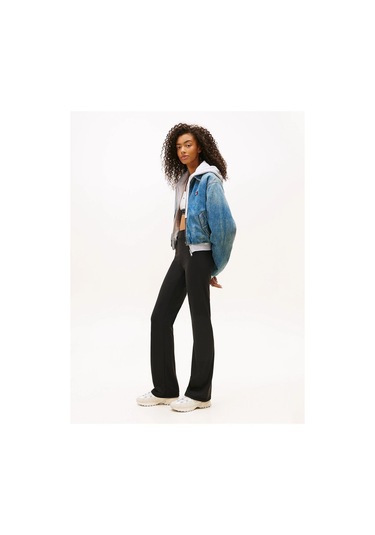 Tommy Hilfiger Tjw İspanyol Paça Kadın Siyah Tayt Dw0dw22110bds-12809 Siyah