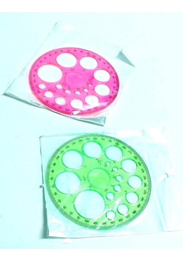 Hayal Sepeti Quilling Sıralı Daire Şablonu Cetvel Çok Renkli