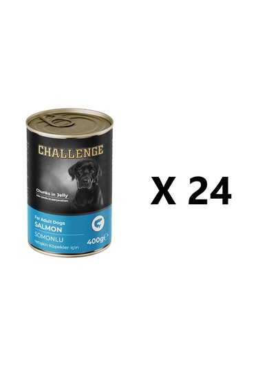 Challenge Somonlu Köpek Konservesi 400 G X 24 Adet
