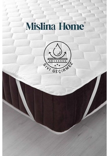 Kapitone Microfiber Köşe Lastikli Ped Sıvı Geçirmez Tek - Çift Kişilik Yatak Koruyucu Alezi