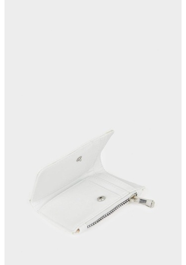 Defacto Kadın Suni Deri Cüzdan F6794axnswt1 Beyaz