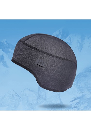 Geeroyoo Sonbahar Ve Kış Bisiklet Şapkası - Kulak Koruyucu, Gözlük Delikli, Rüzgar Önleyici, Isıtıcı, Gri Renk Gri