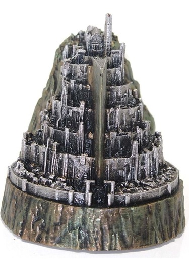 Efsanevi Beyaz Şehir Dioraması 13 12 Cm Fantastik Miniature Masa Dekoru Koleksiyon Figürü 01