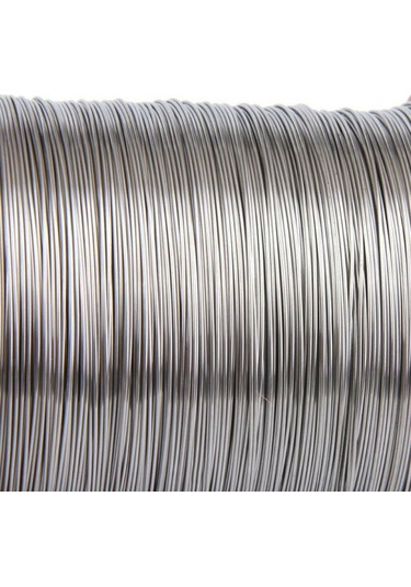 Moveevo Dayanıklı Paslanmaz Çelik Arı Kovanı Teli - 0.55mm Bal Peteği Sabitleme Teli Gümüş