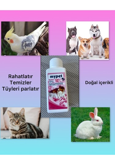 Köpek Kedi Tavşan &tüylü Hayvan Kuru Şampuanı
