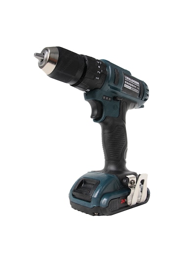 Bulldozer Darktron Darbeli Çift Akülü 24 V 5 Ah Şarjlı Vidalama Matkap + 27 Parça Usta Seti