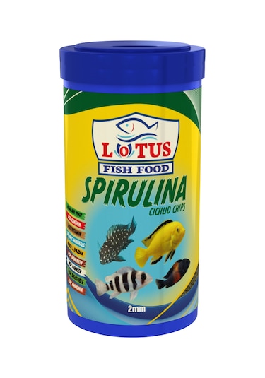 Cichlid Spirulina Chips 250 Ml Ciklet Balık Yemi