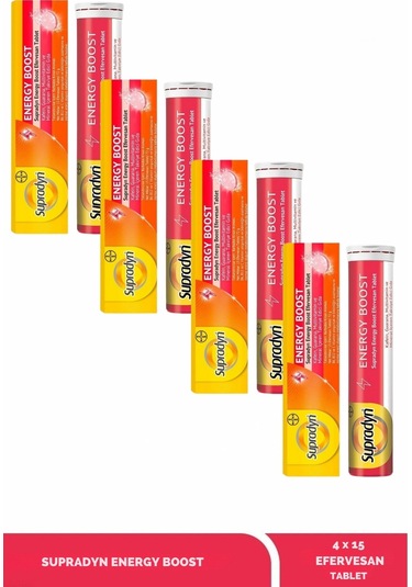 Supradyn Energy Boost 4 x 15 Efervesan Tablet